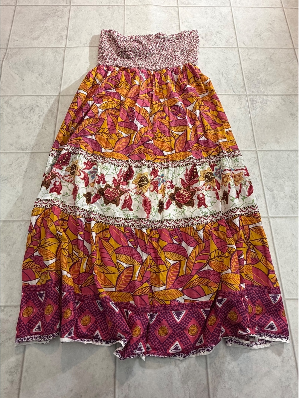 Speed Control New York boho maxi skirt